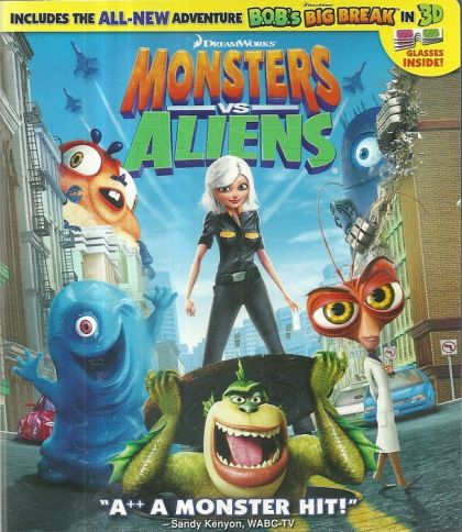Monsters Vs. Aliens - blu