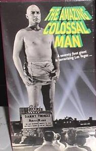 Amazing Colossal Man -vhs