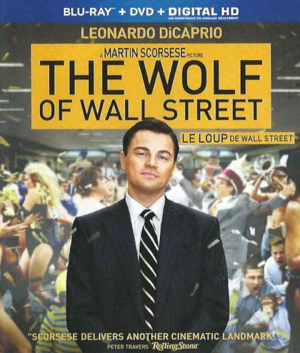 Wolf Of Wall Street -blu no case